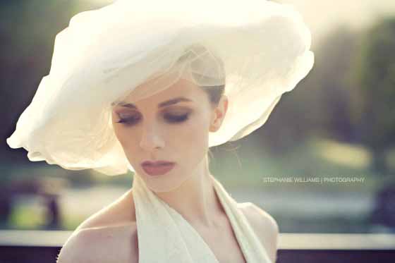 chapéu de noiva