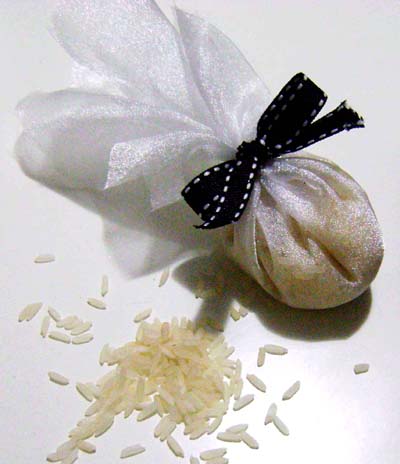 arroz em cerimonia
